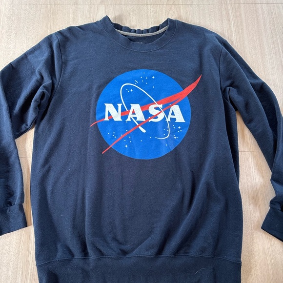 NASA Navy Crewneck Sweater - Picture 1 of 3